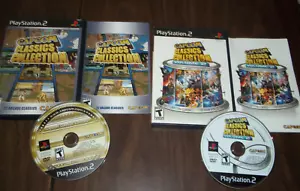 Capcom Classics Collection (Sony PlayStation 2, 2005) Volume 1 & 2 Complete PS2 - Picture 1 of 4
