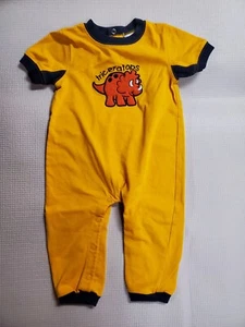 Simply Basic Soft Breathable Fabric 1PC Dinosaur Short Sleeve Outfit size 12M - Picture 1 of 5
