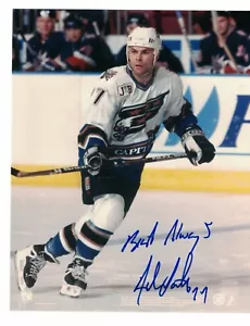 Adam Oates Washington Capitals Signed 8" x 10" Photo W/Our COA - Picture 1 of 1