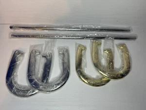Vintage Set of 4 - Franklin 2.5Lb. Pitching Horseshoes A And B - Picture 1 of 12