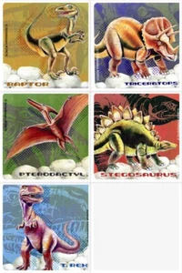Pegatinas de dinosaurio x 15 suministros de fiesta favoritos T Rex Triceratops Raptor cumpleaños - Imagen 1 de 7
