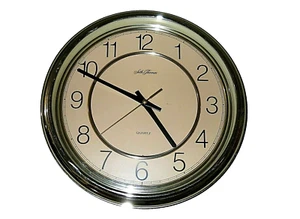 VTG SETH THOMAS 12" CHAIRMAN MODEL 2468 L ARGE PROFFESSIONAL OFFICE STYLE CLOCK - Picture 1 of 7