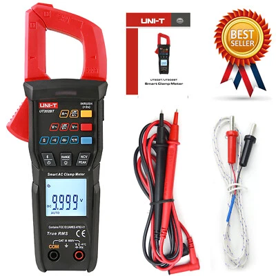 Pinza amperimétrica inteligente de CA UNI-T UT202BT True RMS NCV medición de temperatura ✦Kd Foto 1 de 4