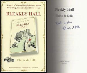 Elaine di Rollo - Bleakly Hall - Signed - Uncorrected Proof (2011 Chatto ARC) - Imagen 1 de 1