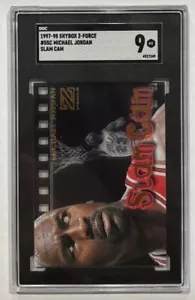 1997-98 SKYBOX Z-FORCE #5SC MICHAEL JORDAN SLAM CAM SGC 9 - Picture 1 of 2