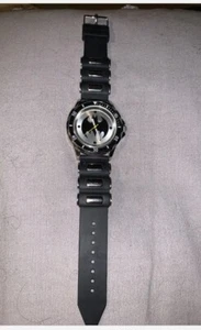 Batman DC Comics Accutime Stainless Steel Watch New no Box Avon 2014 dead batt - Picture 1 of 7