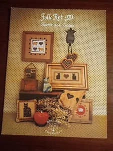 FOLK ART VII Hearts & Critters Cross Stitch Patterns Home Spun Elegance - Picture 1 of 1