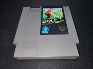 Golf Black Box Game Authentic Nintendo NES EXMT condition game cartridge - Picture 1 of 6