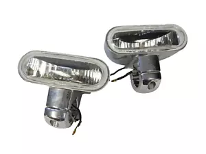 OEM Harley Davidson PANTALLA DE LUCES ANTINIEBLA MONTADAS EN PROTECTOR DE MOTOR Par L&R Cromo OBS - Imagen 1 de 6