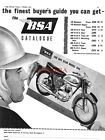 B.S.A. Range of Motor Cycles ADVERT Vintage Original 1961 Print Ad 694/38