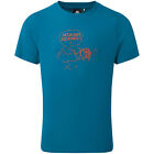 Mountain Equipment Yorik MS 100% Organic Cotton Alto Blue T-Shirt