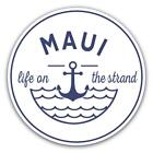 Gift Sticker  Maui Life On The Strand Beach Travel Souvenir Usa