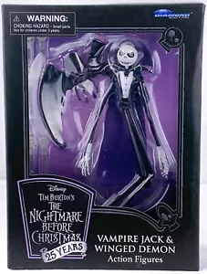 Nightmare Before Christmas 25 Jahre Vampire Jack & geflügelte Dämon Actionfiguren - Bild 1 von 5
