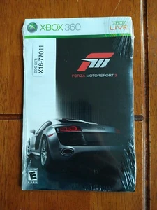 OEM Forza Motorsport 3 / Hale 3 ODST Sealed Microsoft Xbox 360 Manuals X16-77011 - Picture 1 of 2