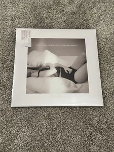 Taylor Swift Tortured Poets Department Vinyl "The Manuscript" Ghost White Opened - Foto 1 di 4