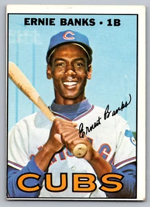 1967 TOPPS #215 ERNIE BANKS CUBS - Picture 1 of 3