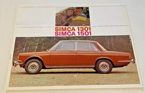 Notice Commerciale SIMCA  1301 / 1501  - Non Daté - Bel Etat - Picture 1 of 6