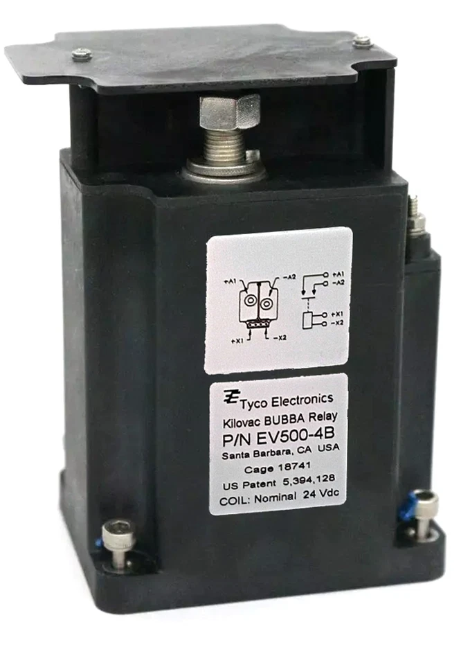 Nuevo módulo de relé Tyco Electronics TE EV500-4B Kilovac Bubba unidad de 24 VCC hecho en EE. UU. Foto 1 de 2