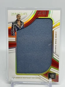 2023 Panini Immaculate WWE CODY RHODES Jumbo Ring Canvas /99 (C411) - Picture 1 of 5