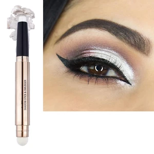 White Eyeshadow Stick and Buildable Eye Shadow Glitter Primer Palette Shimmer Pe - Picture 1 of 6