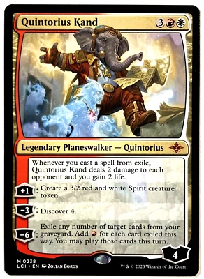 MTG Quintorius Kand The Lost Caverns of Ixalan 238 NM Mythic - Image 1 of 4