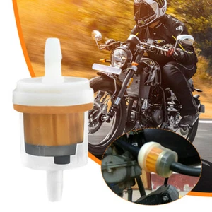 Motorbike Inline Fuel Filter for Scooter Motorcycle Moped Dirt Bike ATV - Picture 1 of 9