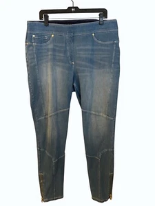 Nygard Luxe Denim 4-Wege Stretch Jeggings XL (18-20) Reißverschluss Knöchel - Bild 1 von 13