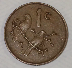 SOUTH AFRICA 1989 1 CENT COIN SN522 - Picture 1 of 6