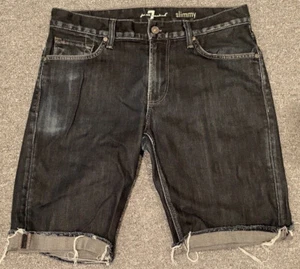 Seven For All Mankind Slimmy Jean Shorts Men's Sz 32 - Picture 1 of 5