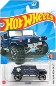 Hot Wheels Humvee 33/250 HW First Response 4/10 Blue Tactical - Picture 1 of 1