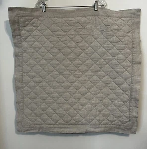 2 Pottery Barn 30”x30” 100% Linen Sham Gray - Picture 1 of 4