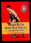 Babe Ruth Big League Gloves Advertisement  Promo Card New York Yankees