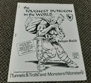 The Toughest Dungeon in the World - Tunnels & Trolls RPG - 1980 Judges Guild - Picture 1 of 3