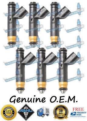 Reman OEM Ford Taurus Siemens 6x inyectores de combustible 6F1E-A4A 3,0 L Foto 1 de 2