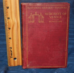 The Merchant Of Venice 1903 William Shakespeare Gateway Van Dyke Schelling - Picture 1 of 7