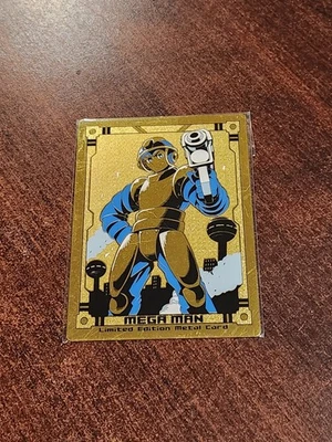 Mega Man Gold Metal Card - Hitoshi Ariga Realistic Version - Limited UDON Capcom - Image 1 of 4