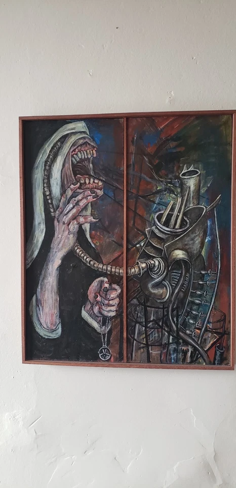 Original Painting By JCJGR Acrylic On Board Box Framed And Ready To Mount - Image 1 of 1