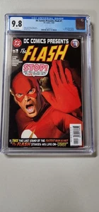 DC COMICS PRESENTA EL FLASH #1 CUBIERTA ALEX ROSS; CGC 9.8 Julie Schwartz Homenaje - Imagen 1 de 2