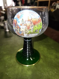 Rothenburg O.D.T. Base Drinking Glass 5 1/2” Tall Genuine - Picture 1 of 4