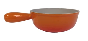Le Creuset 22 cm Gusseisen Caquelon Fondue/Brei Topf Volcanic - gebraucht B83 W338 - Bild 1 von 12