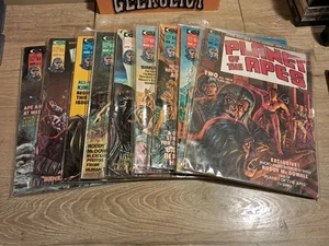 Planet of the Apes 3,4,5,6,7,8,9,10,11 (1974 Marvel Curtis) Magazines Fine To VF - Picture 1 of 19
