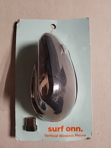 Surf Onn Vertical Wireless Mouse 6-Button 600-3600DPI Ergonomic USB New  - Picture 1 of 3