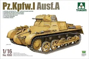 Takom Models 1/16 Panzer I PzKpfw.I Ausf.A. con pistas trabajables - Imagen 1 de 1