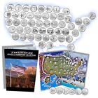 Complete 50 Uncirculated State (99-08) Quarter Collection Set + 6 Territory 