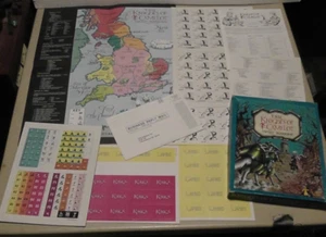 TSR Knights of Camelot Fantasy Brettspiel 1980 Wargame #1009 Unpunched Hobbies - Bild 1 von 11