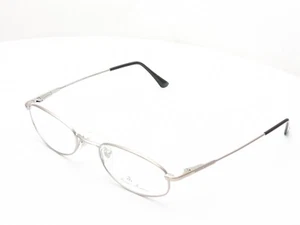 Brooks Brothers BB491 1002 Oval Brushed Silver Mens Eyeglasses 49mm - Picture 1 of 6