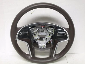 2013-2015 CADILLAC SRX STEERING WHEEL BROWN 23357776 - Picture 1 of 6