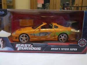 Jada - Fast & Furious - Brian's Toyota Supra - 1/24 Scale - NEW - Picture 1 of 6