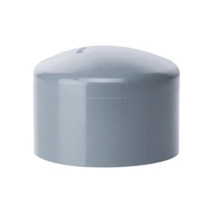 Lasco 2” PVC Female slip end Cap Schedule 80 D2464 / D2467 Slip Threaded - Picture 1 of 1