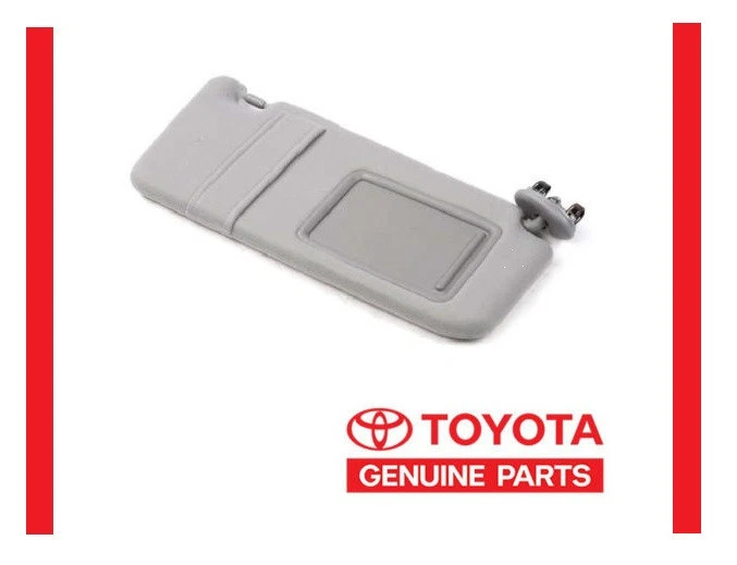 Toyota Camry 2007-2011 gris parasol lado derecho del pasajero sin luz de tocador Foto 1 de 1